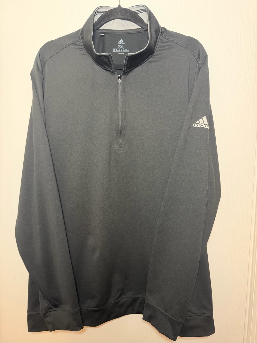 adidas Men’s Black 1/4 Zip Performance Jacket